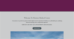 Desktop Screenshot of horizonmedicalcenter.net